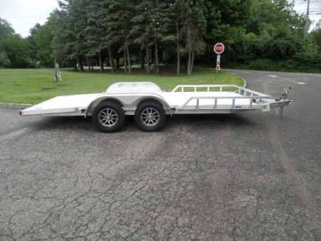 New 2026 ALCOM ALCOM / Aluminum 1,400 lbs. Empty Weight ! Open Car Trailer , $8,295 without stone guard. , $9,495 as shown. ID# 148926 Car Hauler