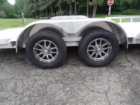 New 2026 ALCOM ALCOM / Aluminum 1,400 lbs. Empty Weight ! Open Car Trailer , $8,295 without stone guard. , $9,495 as shown. ID# 148926 Car Hauler