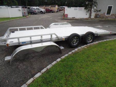New 2026 ALCOM ALCOM / Aluminum 1,400 lbs. Empty Weight ! Open Car Trailer , $8,295 without stone guard. , $9,495 as shown. ID# 148926 Car Hauler