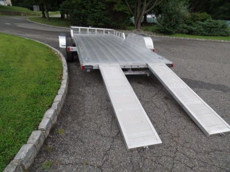 New 2026 ALCOM ALCOM / Aluminum 1,400 lbs. Empty Weight ! Open Car Trailer , $8,295 without stone guard. , $9,495 as shown. ID# 148926 Car Hauler
