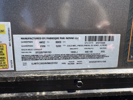 New 2027 H&H Trailers H10120TRTV-100 Cargo / Enclosed Trailer