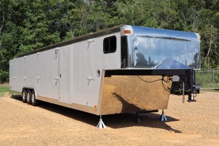 Used 1996 8.5X48 Motorsport trailer W/Bathroom