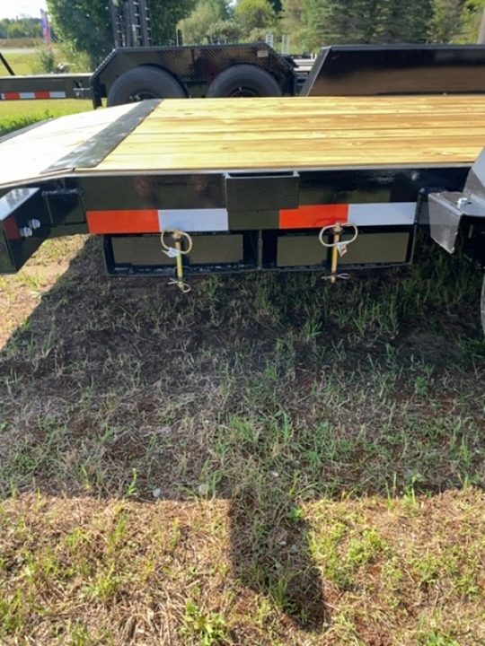 New 2027 AMO 83"X20' SKID 10K Equipment Trailer Equipment Trailer 2 BRK