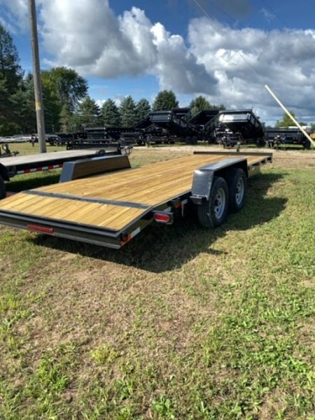 New 2027 AMO 83"X20' SKID 10K Equipment Trailer Equipment Trailer 2 BRK