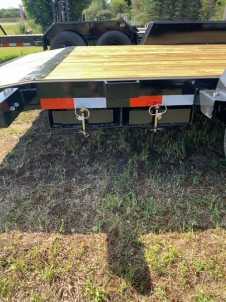 New 2027 AMO 83"X20' SKID 10K Equipment Trailer Equipment Trailer 2 BRK