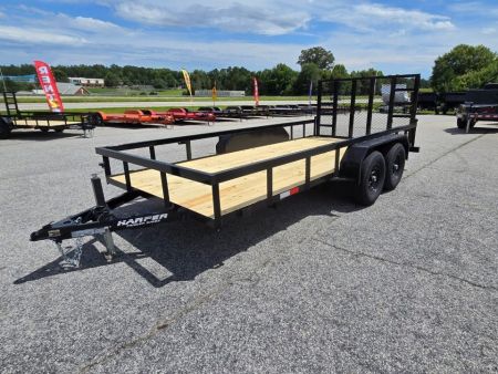 New 2027 10K GPS 7X16 TANDEM AXLE UTILITY TRAILER WITH HD JACK AND GATE