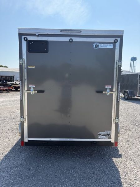 New 2027 Darkhorse Cargo DHW6X12TA35 (6' X 12') 7K V-Nose 2500 Series Cargo / Enclosed Trailer