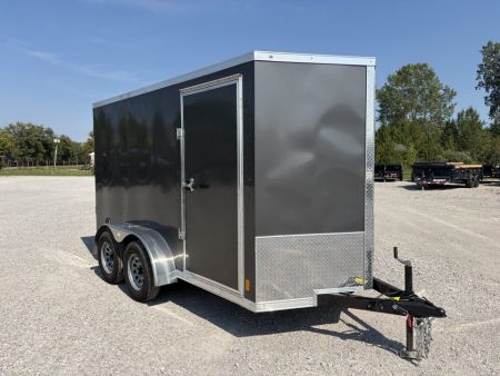 New 2027 Darkhorse Cargo DHW6X12TA35 (6' X 12') 7K V-Nose 2500 Series Cargo / Enclosed Trailer