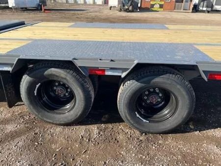 New 2026 Delco Trailers 32' 22,999#lb GVWR Deckover Trailer