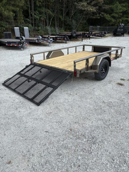 New 2027 Diamond C 77x10' Utility, Ramp Gate, Mesh Sides PSA135
