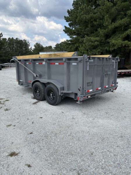 New 2027 Diamond C 82x14' Dump, 44  Sides, 7 Gauge, 3-Way Gate, Ramps LPT207