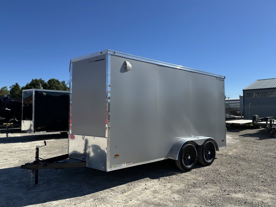 New 2027 HAUL-ABOUT 7x14 BOBCAT with 6" extra height, poly silver