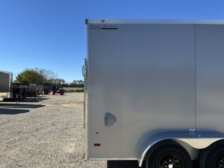 New 2027 HAUL-ABOUT 7x14 BOBCAT with 6" extra height, poly silver