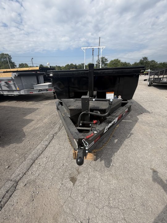 New 2027 LIBERTY LD14K83X14B8TS Dump Trailer 83X14 TA TELESCOPIC W/ 24" SIDES (GVW:15400) MIDNIGHT BLACK