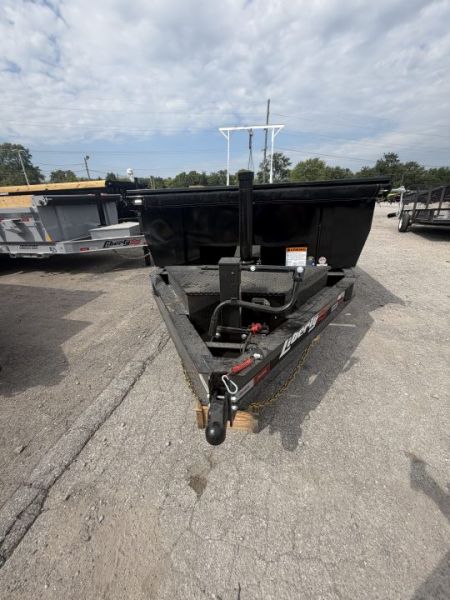 New 2027 LIBERTY LD14K83X14B8TS Dump Trailer 83X14 TA TELESCOPIC W/ 24" SIDES (GVW:15400) MIDNIGHT BLACK