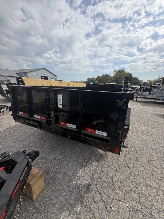 New 2027 LIBERTY LD14K83X14B8TS Dump Trailer 83X14 TA TELESCOPIC W/ 24" SIDES (GVW:15400) MIDNIGHT BLACK