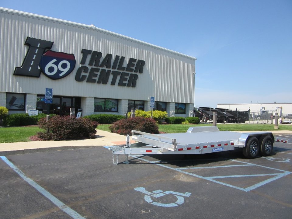 New 2026 Sure-Trac 7 x 20 (16+4) ST-CHAA8220-100 Aluminum Car Hauler 10K