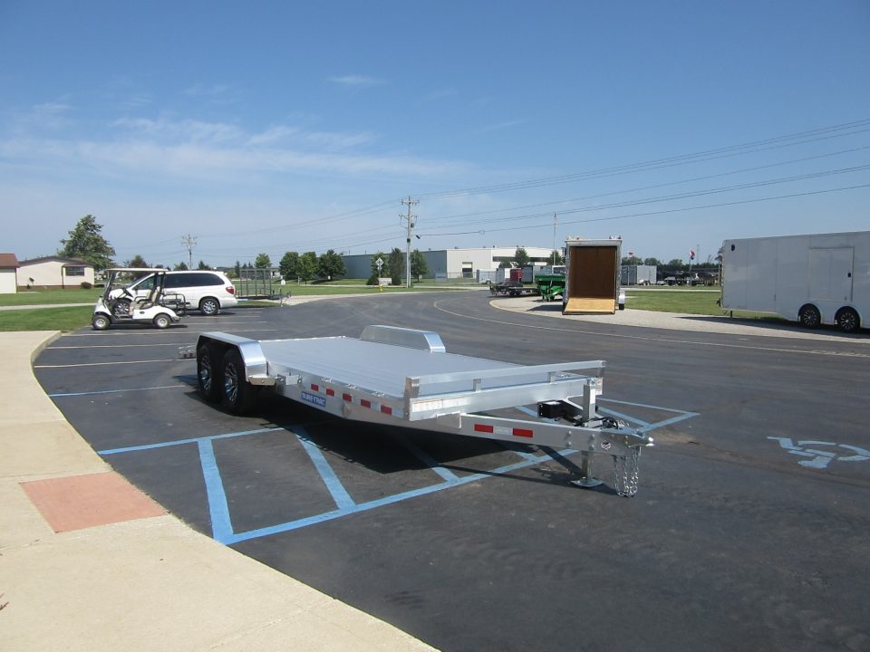 New 2026 Sure-Trac 7 x 20 (16+4) ST-CHAA8220-100 Aluminum Car Hauler 10K