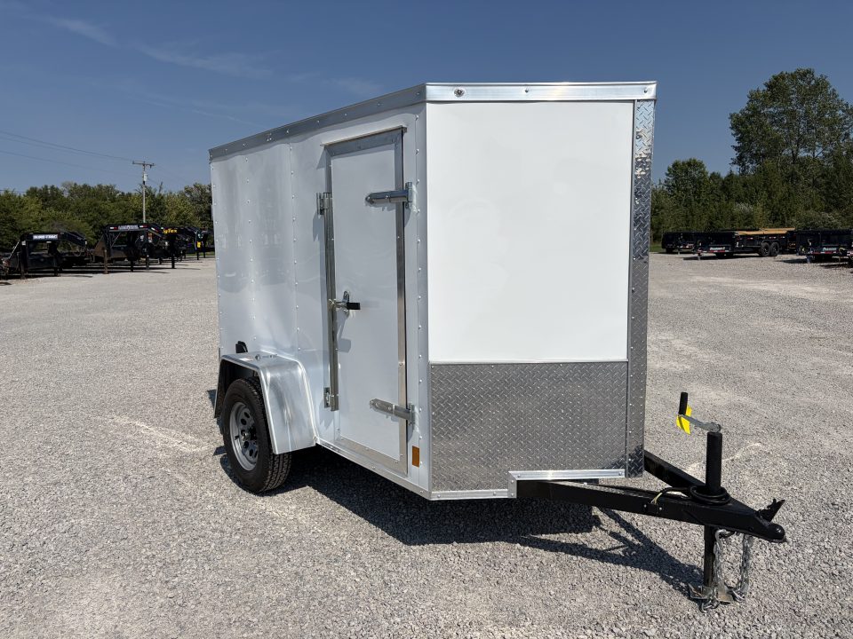 New 2027 Darkhorse Cargo DHW5X8SA30 (5' x 8') 2.9K V-Nose Cargo / Enclosed Trailer