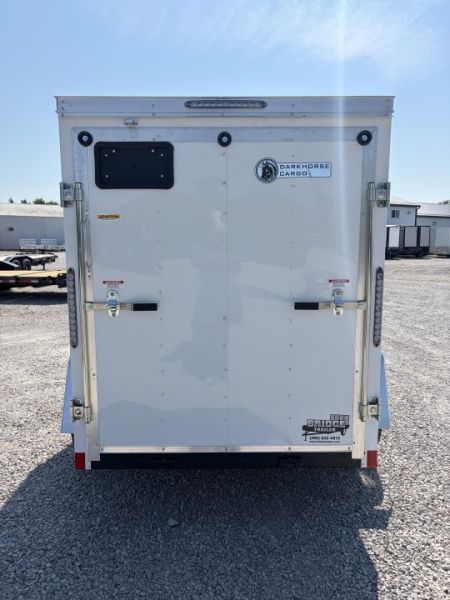 New 2027 Darkhorse Cargo DHW5X8SA30 (5' x 8') 2.9K V-Nose Cargo / Enclosed Trailer