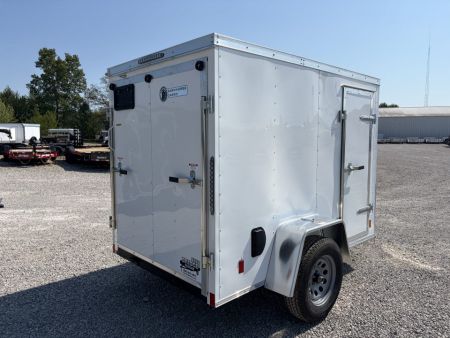 New 2027 Darkhorse Cargo DHW5X8SA30 (5' x 8') 2.9K V-Nose Cargo / Enclosed Trailer