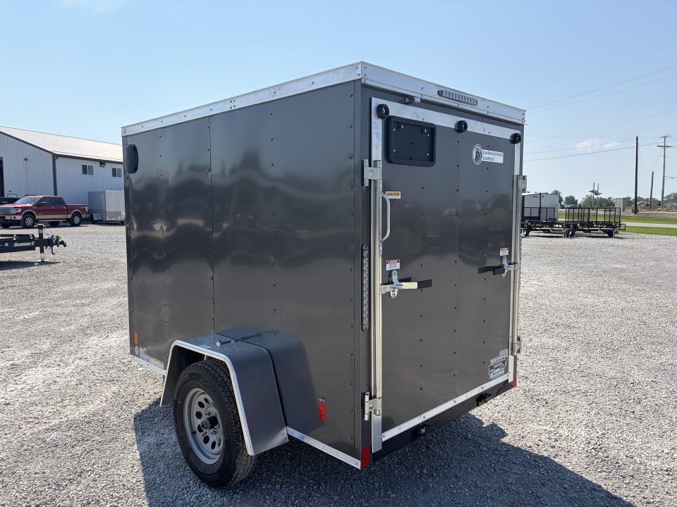 New 2027 Darkhorse Cargo DHW5X8SA30 (5' x 8') 2.9K V-Nose Cargo / Enclosed Trailer