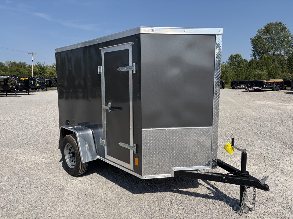 New 2027 Darkhorse Cargo DHW5X8SA30 (5' x 8') 2.9K V-Nose Cargo / Enclosed Trailer