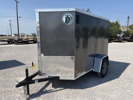 New 2027 Darkhorse Cargo DHW5X8SA30 (5' x 8') 2.9K V-Nose Cargo / Enclosed Trailer