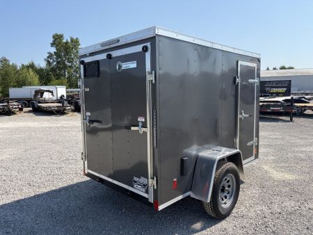 New 2027 Darkhorse Cargo DHW5X8SA30 (5' x 8') 2.9K V-Nose Cargo / Enclosed Trailer