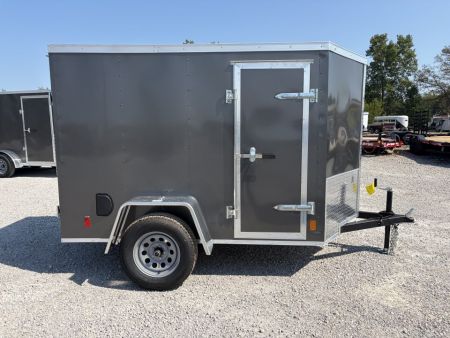 New 2027 Darkhorse Cargo DHW5X8SA30 (5' x 8') 2.9K V-Nose Cargo / Enclosed Trailer