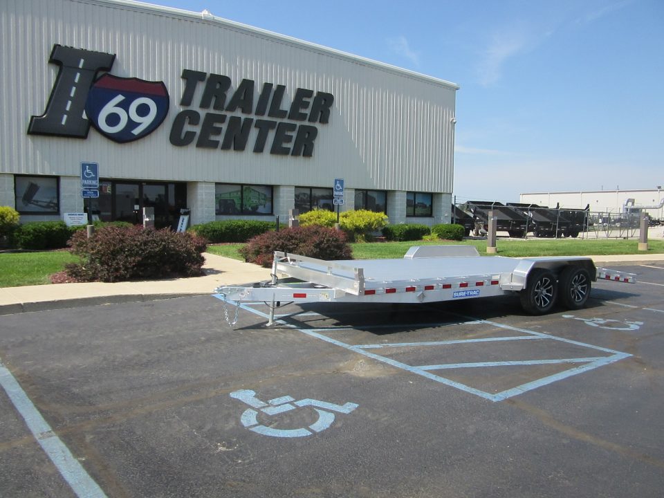 New 2026 Sure-Trac 7 x 20 (16+4) ST-CHAA8220-070 Aluminum Car Hauler 7K