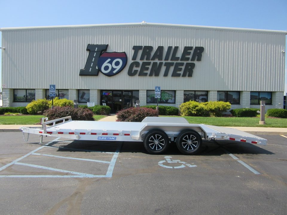 New 2026 Sure-Trac 7 x 20 (16+4) ST-CHAA8220-070 Aluminum Car Hauler 7K