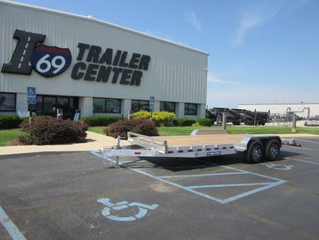 New 2026 Sure-Trac 7 x 20 (18+2) STCHWA8220-100 Aluminum Car Hauler 10K