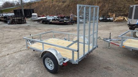 New 2027 Load Rite 5x8 ALL GALVANIZED Utility w/ Spring Assist Gate