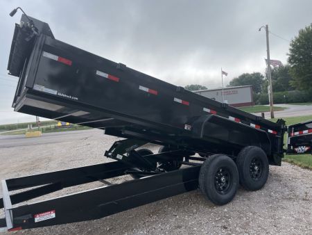 New 2027 H&H Trailers 83x16 Industrial 14K Scissor Dump Trailer