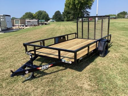New 2027 H&H Trailers 76X12 Single Axle Utility Trailer, 3K