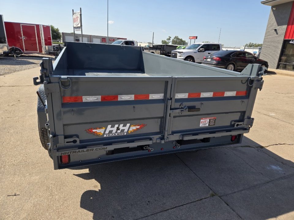 New 2027 H&H Trailers 83x14 Industrial 14K Scissor Dump Trailer
