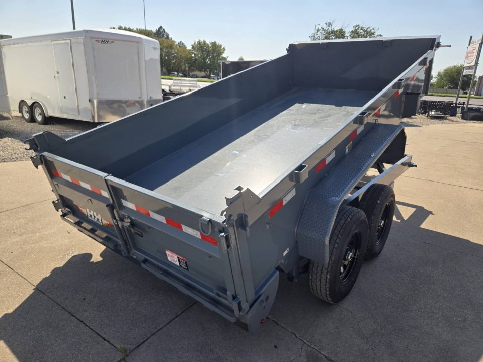 New 2027 H&H Trailers 83x14 Industrial 14K Scissor Dump Trailer