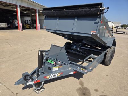 New 2027 H&H Trailers 83x14 Industrial 14K Scissor Dump Trailer