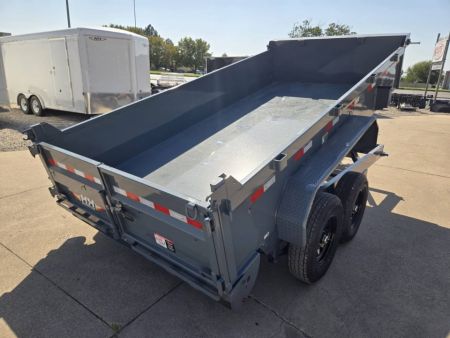 New 2027 H&H Trailers 83x14 Industrial 14K Scissor Dump Trailer