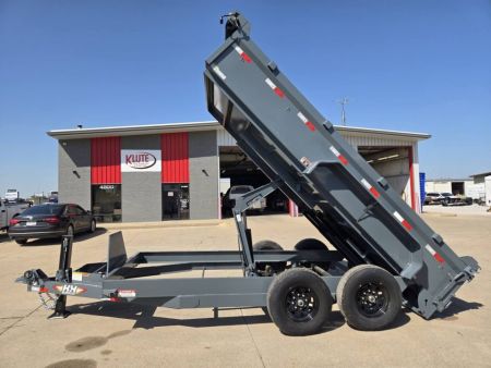 New 2027 H&H Trailers 83x14 Industrial 14K Scissor Dump Trailer