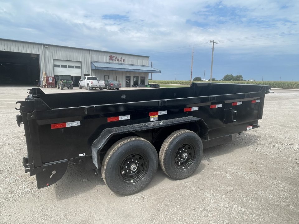 New 2027 H&H Trailers 83x14 Industrial 14K Scissor Dump Trailer