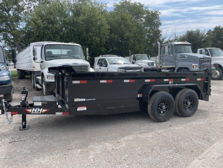 New 2027 H&H Trailers 83x14 Industrial 14K Scissor Dump Trailer