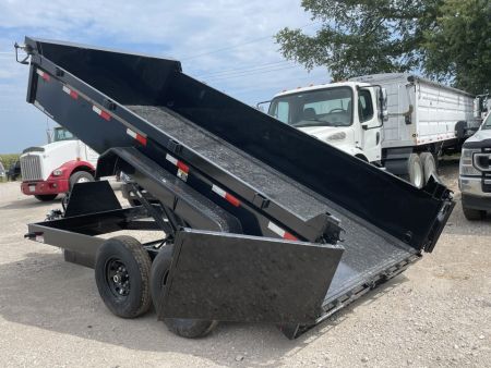 New 2027 H&H Trailers 83x14 Industrial 14K Scissor Dump Trailer