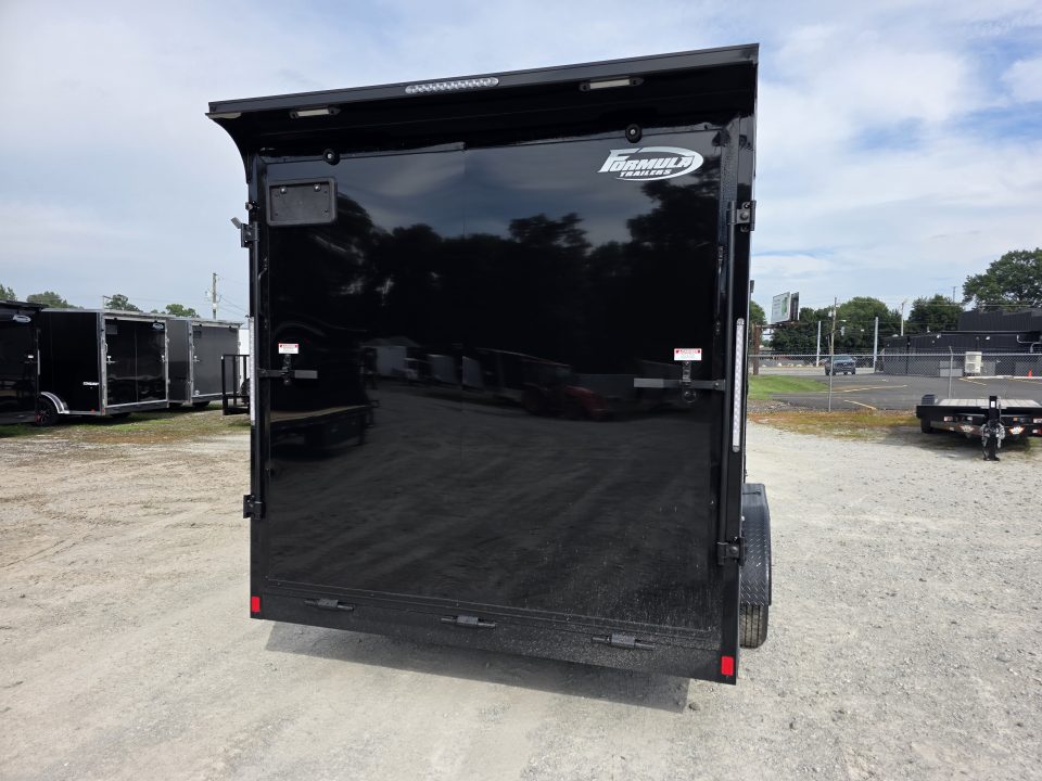 New 2027 Formula Trailers 7.5X16 UTV SXS SCREWLESS 080 BLACKOUT TRIM GOLF CART 7.5 X 16 Cargo / Enclosed Trailer