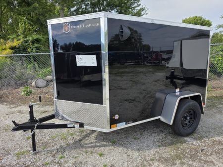 New 2026 Cross Trailers 5X8 screwless CARGO ENCLOSED TRAILER 5 X 8 Cargo / Enclosed Trailer