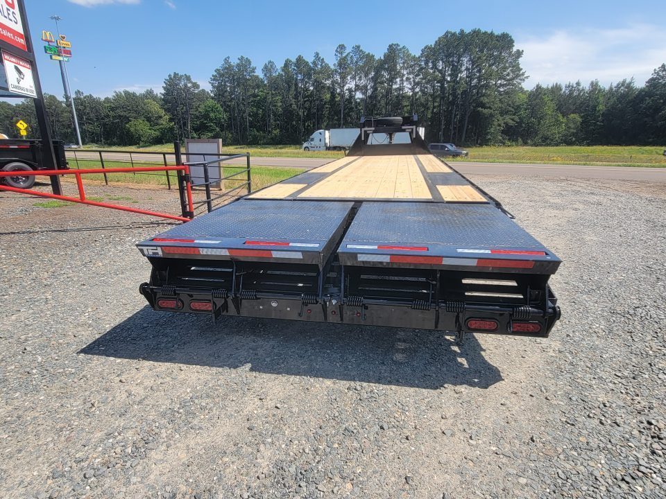 New 2027 Top Hat Trailers GN159 LO PROFILE Flatbed 30' x 102" Equipment Trailer