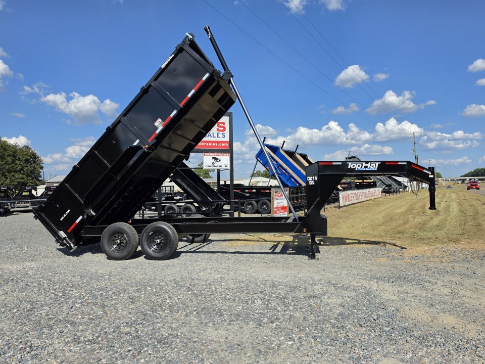 New 2027 Top Hat Trailers DX14 16' x 83" Gooseneck Dump Trailer Dump Trailer