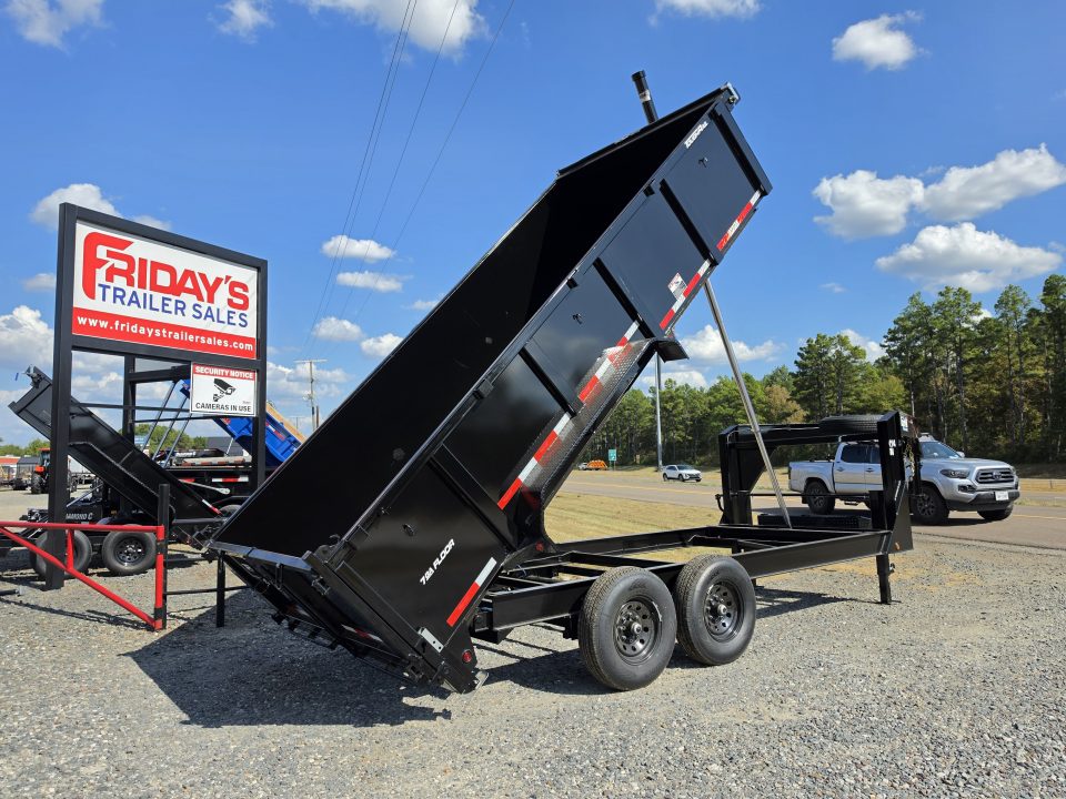 New 2027 Top Hat Trailers DX14 16' x 83" Gooseneck Dump Trailer Dump Trailer