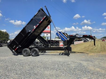 New 2027 Top Hat Trailers DX14 16' x 83" Gooseneck Dump Trailer Dump Trailer